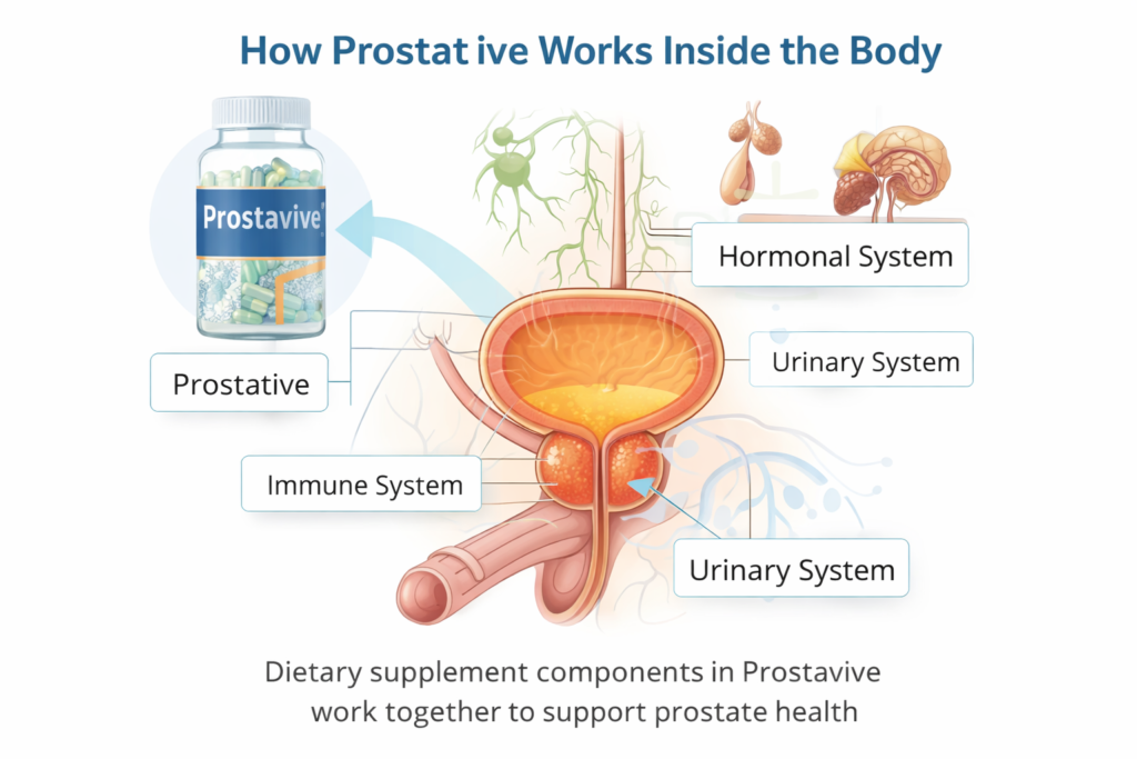 How Prostavive works inside the body to support prostate health